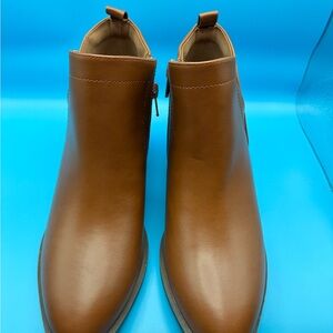 Elegant Tan Ankle Booties
